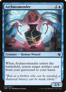 Archaeomender - Jumpstart (JMP) #9 - Common Magic: The Gathering Trading Card
