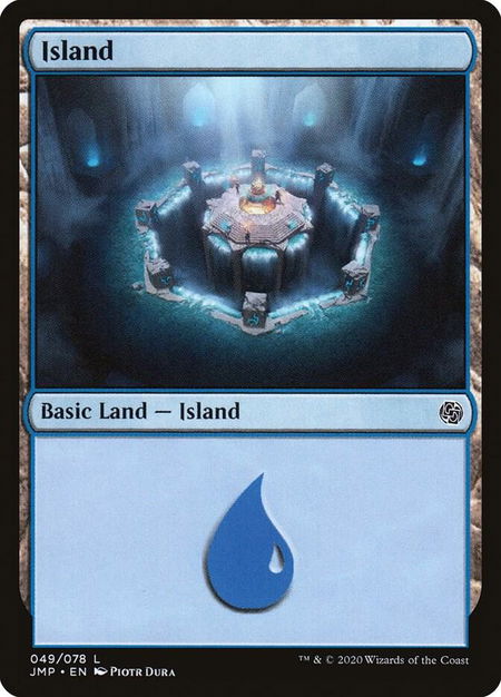 Island (049) - Jumpstart Magic: The Gathering trading card