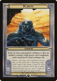 Karn (Oversize) - Vanguard (VNG) #103 - Promo Magic: The Gathering Trading Card
