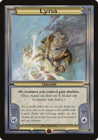 Lyna (Oversize) - Vanguard (VNG) #302 - Promo Magic: The Gathering Trading Card