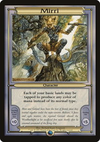 Mirri (Oversize) - Vanguard (VNG) #105 - Promo Magic: The Gathering Trading Card