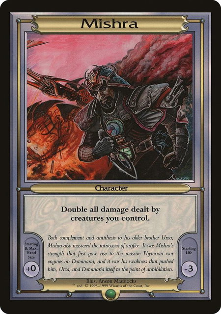 Mishra (Oversize) trading card from Vanguard Mishra (Oversize) - Vanguard Magic: The Gathering trading card