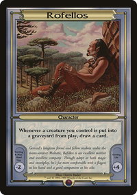 Rofellos (Oversize) - Vanguard (VNG) #305 - Promo Magic: The Gathering Trading Card