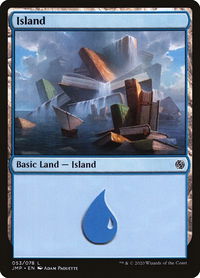 Island (053) - Jumpstart (JMP) #53 - Land Magic: The Gathering Trading Card