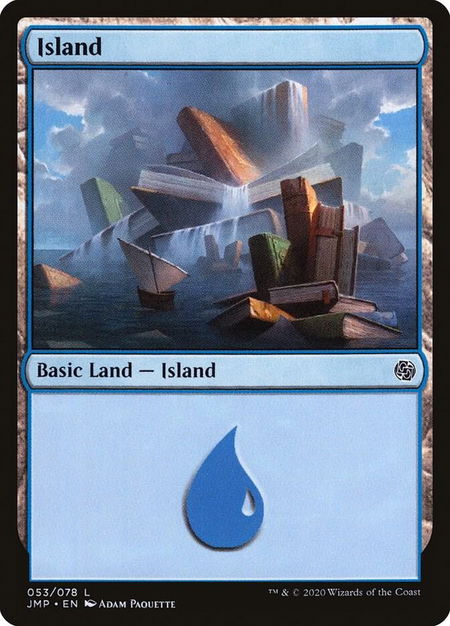 Island (053) - Jumpstart Magic: The Gathering trading card