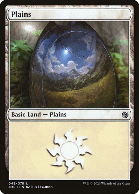 Plains (043) - Jumpstart Magic: The Gathering trading card