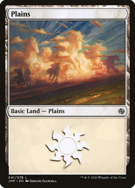 Plains (041) trading card from Jumpstart Plains (041) - Jumpstart Magic: The Gathering trading card