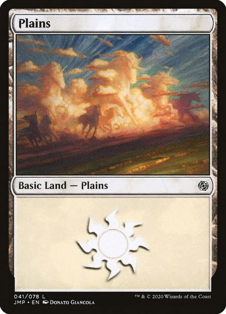 Plains (041) - Jumpstart Magic: The Gathering trading card