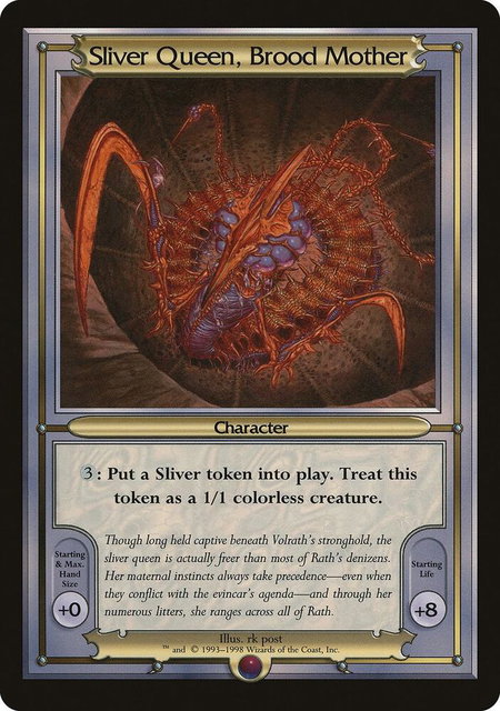 Sliver Queen, Brood Mother (Oversize) - Vanguard Magic: The Gathering trading card