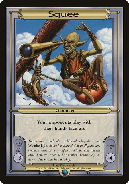 Squee (Oversize) trading card from Vanguard Squee (Oversize) - Vanguard Magic: The Gathering trading card