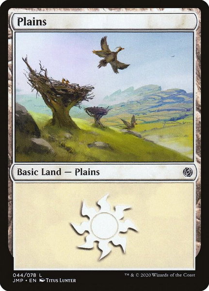 Plains (044) trading card from Jumpstart Plains (044) - Jumpstart Magic: The Gathering trading card