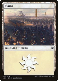 Plains (038) - Jumpstart (JMP) #38 - Land Magic: The Gathering Trading Card