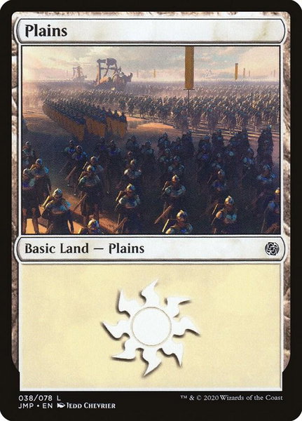 Plains (038) trading card from Jumpstart Plains (038) - Jumpstart Magic: The Gathering trading card