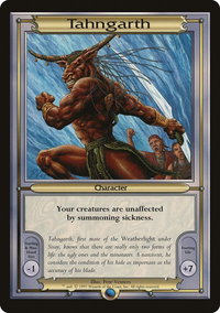 Tahngarth (Oversize) - Vanguard (VNG) #108 - Promo Magic: The Gathering Trading Card