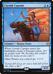 Corsair Captain - Jumpstart (JMP) #11 - Rare Magic: The Gathering Trading Card