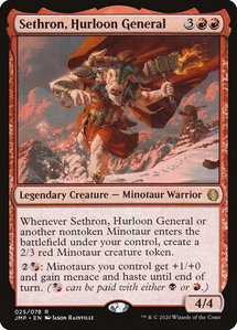 Sethron, Hurloon General - Jumpstart (JMP) #25 - Rare Magic: The Gathering Trading Card