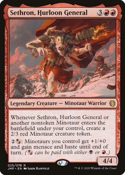 Sethron, Hurloon General - Jumpstart Magic: The Gathering trading card
