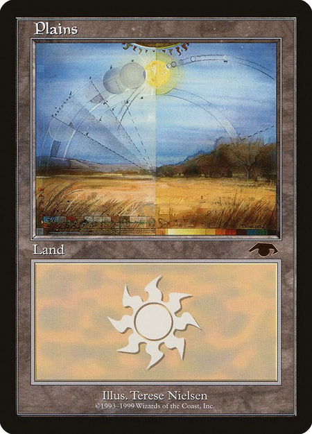 Plains - Guru - Guru Lands Magic: The Gathering trading card