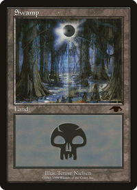 Swamp - Guru - Guru Lands (GUR) #3 - Promo Magic: The Gathering Trading Card