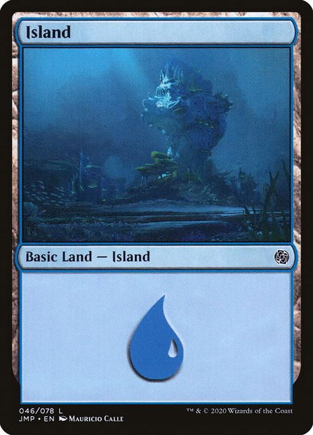 Island (046) - Jumpstart Magic: The Gathering trading card