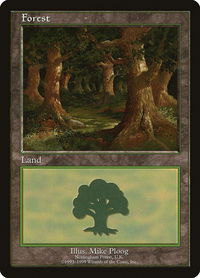 Forest - Nottingham - European Lands (EURO) #11 - Promo Magic: The Gathering Trading Card