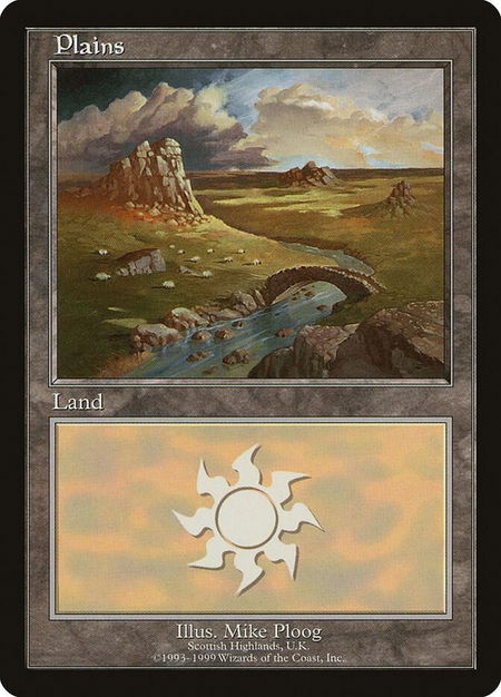 Plains - Scottish Highlands - European Lands Magic: The Gathering trading card