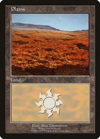 Plains - Steppe Tundra - European Lands (EURO) #14 - Promo Magic: The Gathering Trading Card