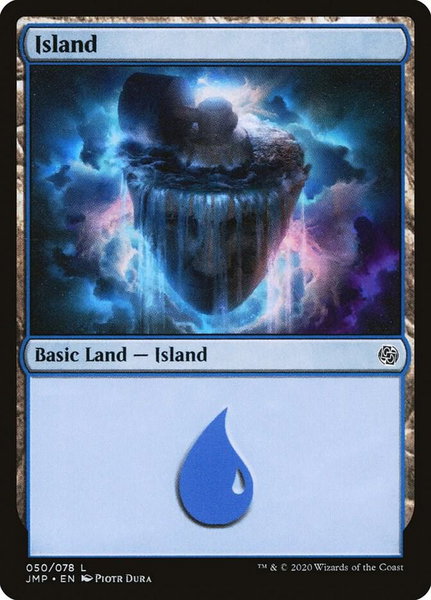 Island (050) - Jumpstart Magic: The Gathering trading card
