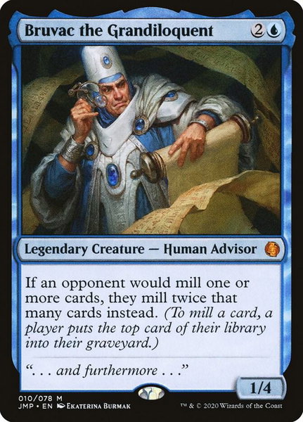 Bruvac the Grandiloquent - Jumpstart Magic: The Gathering trading card