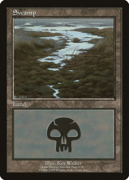 Swamp - Lake District National Park - European Lands Magic: The Gathering trading card