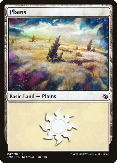 Plains (042) - Jumpstart Magic: The Gathering trading card