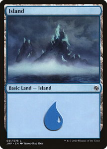 Island (051) - Jumpstart (JMP) #51 - Land Magic: The Gathering Trading Card