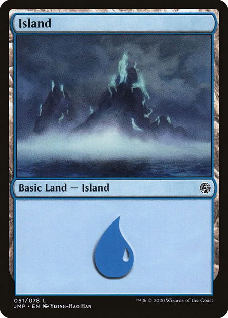Island (051) - Jumpstart Magic: The Gathering trading card