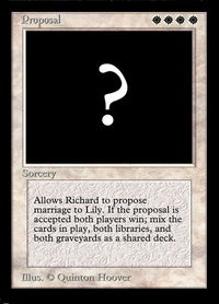 Proposal - Special Occasion (SPECIAL) #null - Promo Magic: The Gathering Trading Card