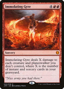 Immolating Gyre - Jumpstart (JMP) #20 - Mythic Rare Magic: The Gathering Trading Card