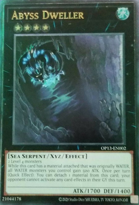 Abyss Dweller (UTR) - OTS Tournament Pack 13 YuGiOh trading card