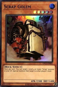Scrap Golem - OTS Tournament Pack 13 (OP13) #OP13-EN005 - Super Rare YuGiOh Trading Card