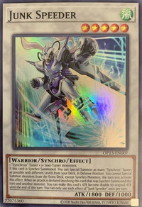 Junk Speeder - OTS Tournament Pack 13 (OP13) #OP13-EN007 - Super Rare YuGiOh Trading Card