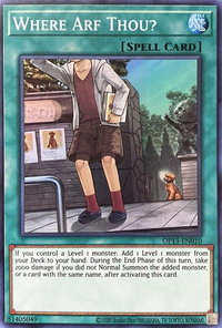 Where Arf Thou? - OTS Tournament Pack 13 (OP13) #OP13-EN010 - Super Rare YuGiOh Trading Card