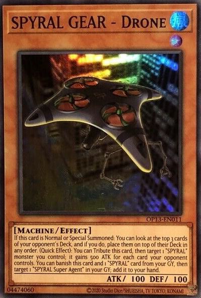 SPYRAL GEAR - Drone - OTS Tournament Pack 13 YuGiOh trading card