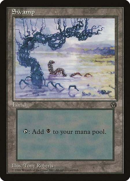 Swamp (1996) - Arena Promos Magic: The Gathering trading card