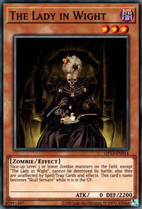 The Lady in Wight - OTS Tournament Pack 13 (OP13) #OP13-EN014 - Common / Short Print YuGiOh Trading Card