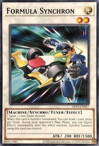 Formula Synchron - OTS Tournament Pack 13 (OP13) #OP13-EN017 - Common / Short Print YuGiOh Trading Card