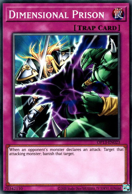 Dimensional Prison - OTS Tournament Pack 13 YuGiOh trading card
