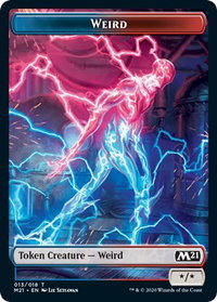 Weird Token - Core Set 2021 (M21) #13 - Token Magic: The Gathering Trading Card