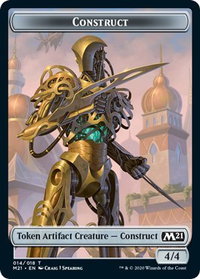Construct Token - Core Set 2021 (M21) #14 - Token Magic: The Gathering Trading Card