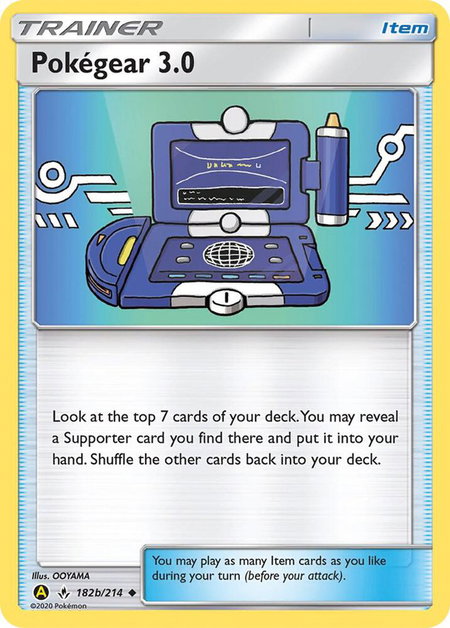 Pokegear 3.0 - 182b/214 trading card from Alternate Art Promos Pokegear 3.0 - 182b/214 - Alternate Art Promos Pokémon trading card