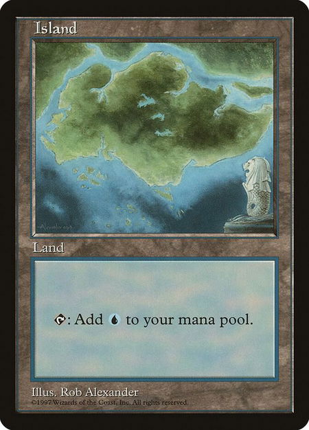 Island - Clear Pack (Alexander) - APAC Lands Magic: The Gathering trading card