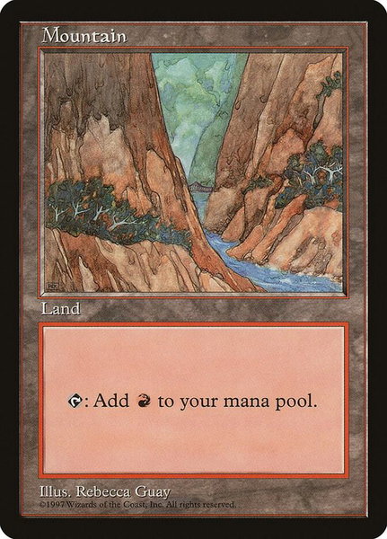 Mountain - Blue Pack (Guay) trading card from APAC Lands Mountain - Blue Pack (Guay) - APAC Lands Magic: The Gathering trading card