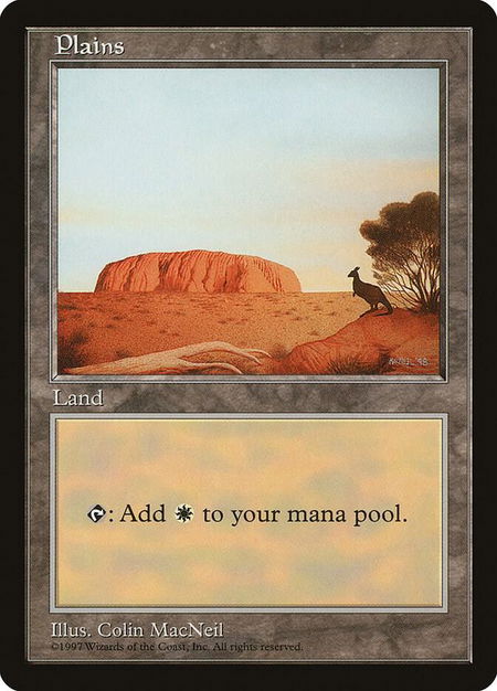 Plains - Blue Pack (MacNeil) - APAC Lands Magic: The Gathering trading card